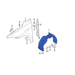 Front Right Fender Liner