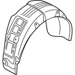 Rear Left Fender Liner