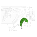 Rear Right Fender Liner