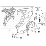Rear Right Fender Liner