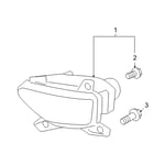 Front Passenger Side Fog Light Assembly