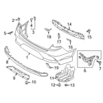 Right Rear Bumper Reflector