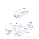 "LENS & HSG-RR COMB O/S LAMP,LH"