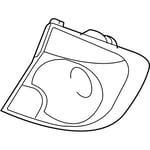 Lens & Housing-Rear Combination Lamp, RH