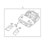 Overhead Console Lamp Assembly