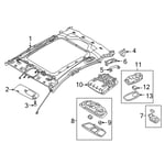 Rear Personal Lamp Assembly