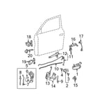 Power Window Sub-Switch Assembly