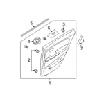 Left Rear Window Control Button