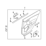 Right Rear Window Control Button