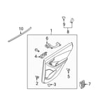 Right Rear Window Control Button