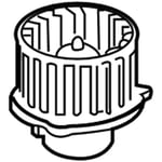 Motor & Fan Assembly-A/C Blower