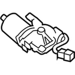 Windshield Wiper Motor Assembly, Left