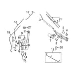 Windshield Wiper Motor Assembly