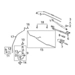 Wiper Blade Rubber Assembly(Drive)