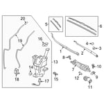 Windshield Washer Reservoir Assembly