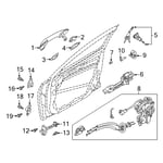 Left Front Exterior Door Handle