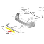Rear bumper reinforcement