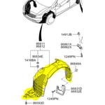 Front Left Fender Liner