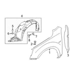 Front Right Fender Liner