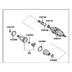 Front Left Axle Shaft