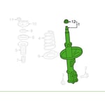 Front Right Shock Absorber