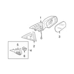 Right Side Mirror Cover
