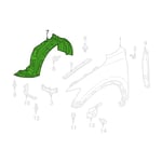 Front Right Fender Liner