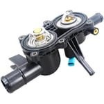 Thermostat with elbow