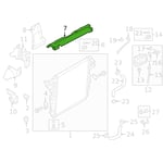 Radiator support bracket