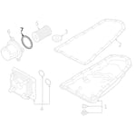 Transmission filter gasket