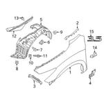 Front Right Fender Liner