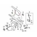 Rear Right Fender Liner