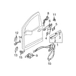 Front Right (Passenger-Side) Door Lock Actuator