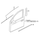 Right Front Windshield Trim