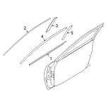 Left Front Windshield Trim