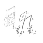 Right Rear Door Window Motor