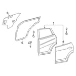 Right Rear Door Seal