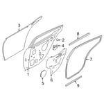 Left Rear Door Seal