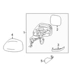 Right Side Mirror Cover