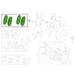 Front Brake Pad Kit