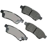 Front brake pad set for 4-cylinder