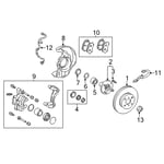 Rear Brake Shoes