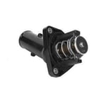 Thermostat with elbow