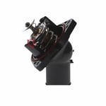 Thermostat with elbow