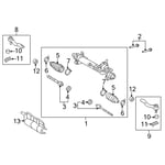 Power Steering Gear Rack