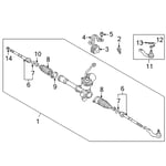 Left Outer Steering Arm