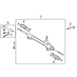 Left Outer Steering Arm