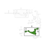 Front Left Lower Control Arm
