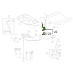 Right Hood Hinge