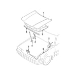 Left Hood Strut
